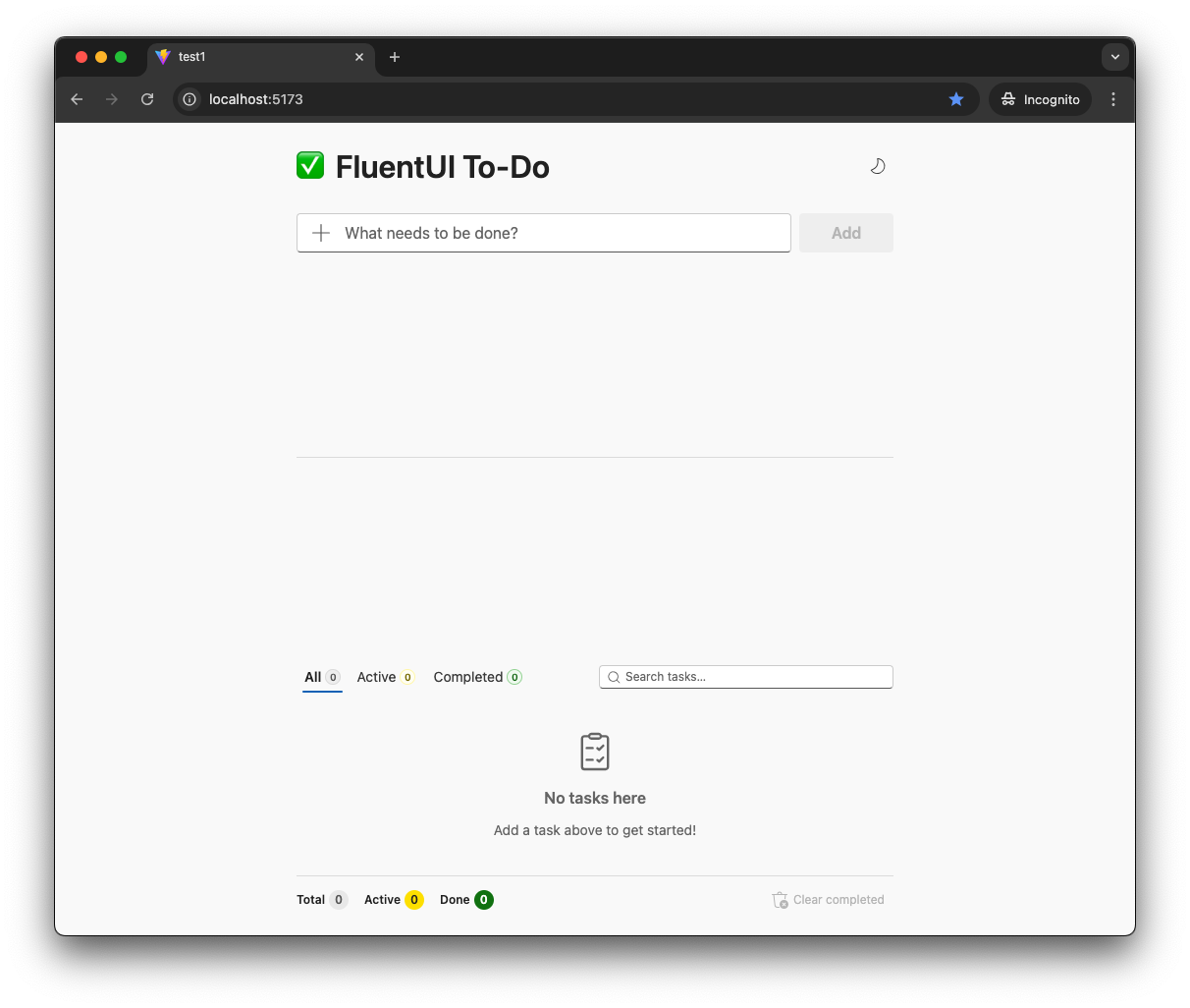 To-Do app — filtering and search