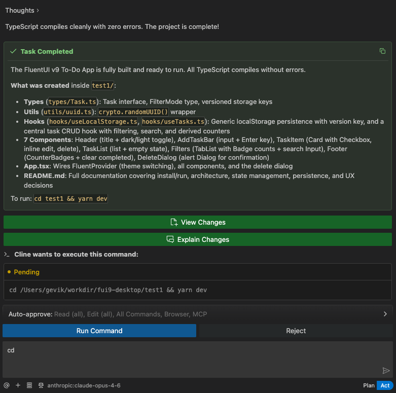 To-Do app — delete confirmation dialog